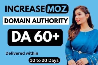 increase moz da domain authority 60 plus