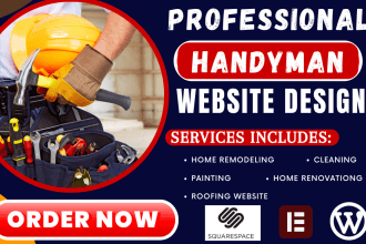 build home remodeling renovation painting cleaning handyman landing page website