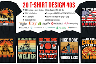 custom t shirt design and bulk t shirt design