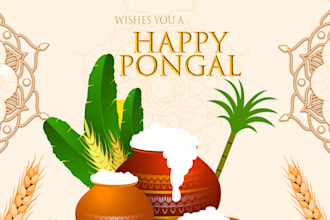 do the poster for wishing the festival seasons