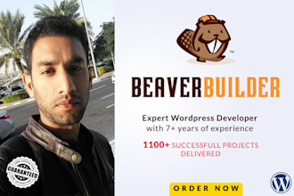 design a responsive wordpress website with beaver builder
