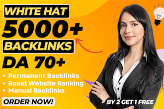 build white hat off page SEO backlinks for google ranking