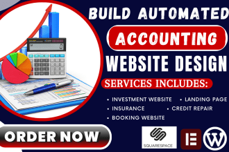 create insurance accounting investment website automated credit repair website