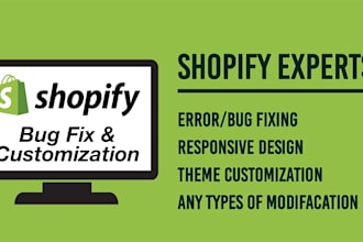 fix and customize your shopify website
