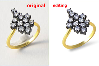 do jewelry editing, jewelry retouching, and color correction