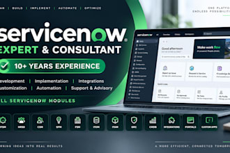 provide consultation services on servicenow