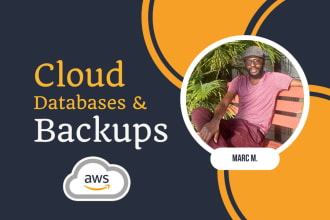 setup your AWS cloud database and backup