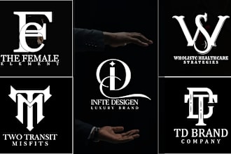 do minimalist initial letters monogram and fashion clothing brand logo