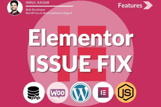 be your expert elementor fix specialist