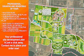 design detailed master plans for commercial projects
