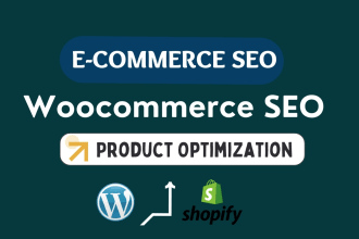 complete woocommerce SEO or shopify ecommerce website