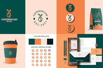 create brand style guide, brandbook and instagram branding manual