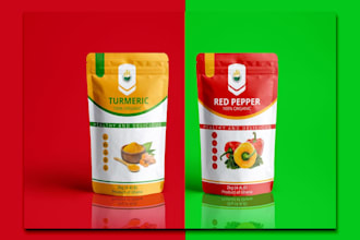 do product packaging pouch and bag design