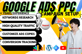 setup and audit your google ads adwords PPC campaign for your business