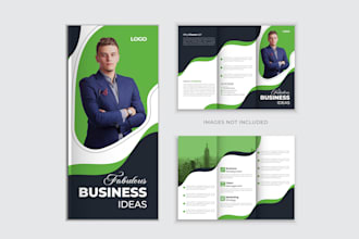design professional business brochure