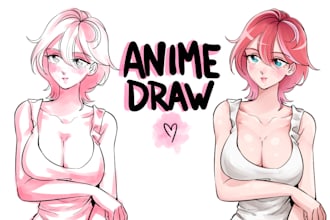 draw anime manga style sfw and nsfw
