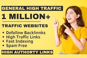 publish general guest posts on high traffic websites