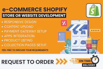 create shopify ecommerce website for you