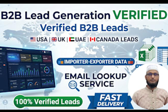 find importers exporters leads with lookup verified email