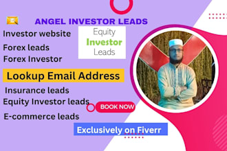 do provide angel investor leads and investor website