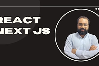 develop your web application using react js  and next js