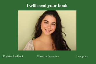 beta read your book, play, or screenplay