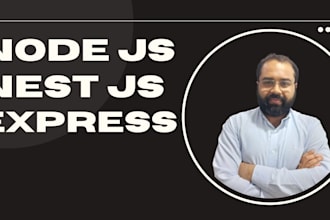 do api development using node js ,express , nest js, mongo db