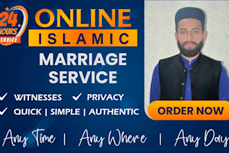 valid online nikah, islamic nikah with witness, certificate