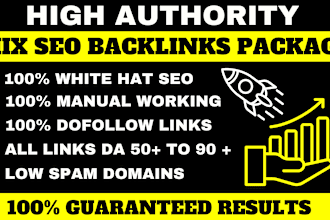 do 50 dofollow manually off page SEO contextual mix backlink