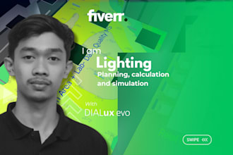 dialux light simulation and lux calculation