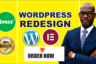 build wordpress website, wordpress redesign, website