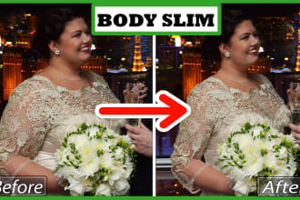 emagrecimento, body slimming with photoshop liquified