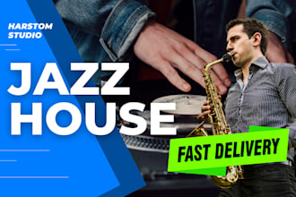 make high quality edm jazz, jazz house and electro swing