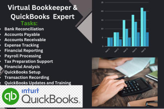be your quickbooks online virtual accountant and bookkeeper