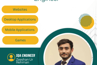 conduct QA testing for software, websites and mobile applications