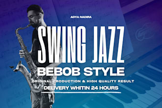 produce swing jazz and bebop with classic vibes