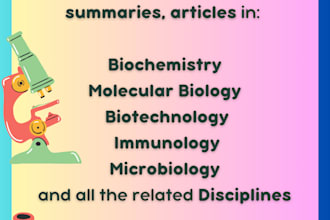 assist in molecular biology, bioinformatics and biotechnology