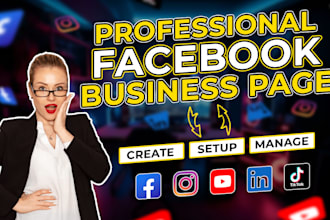 do professional facebook page create your business or brand