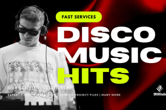 be your ghost producer for disco or nu disco music fast service