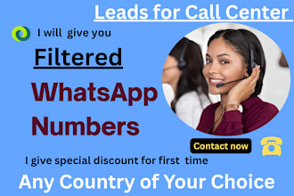 filter active whatsapp numbers to generate leads for call centers