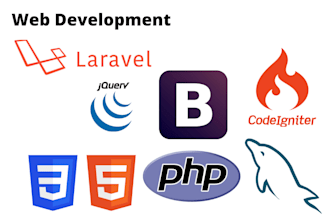 fix and develop any custom php, laravel, codeigniter, yii website