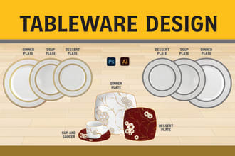 do tableware decals design