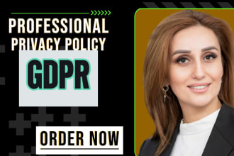 write your privacy and gdpr data protection policy