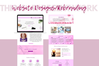 do wix website design or rebranding landing page
