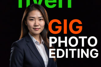 do photoshop image editing , professional portrait photo editing