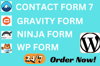 fix wordpress contact form 7,gravity forms,ninja forms and wpforms
