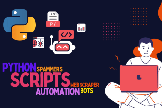 do python scripting, automation, and web scraping