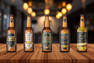 do label and logo for bottle,beer,craft beer,wine,water,juice,honey,soda,drink