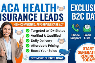 provide high quality aca health insurance long form leads USA