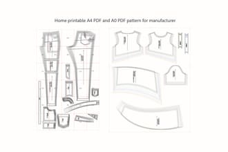 make a clothing sewing pattern